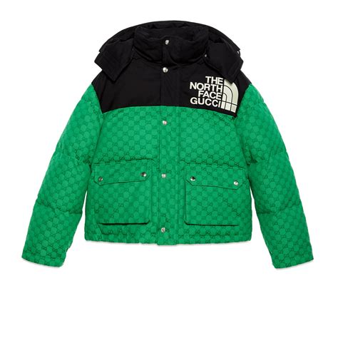 gucci men green jacket|north face Gucci jacket green.